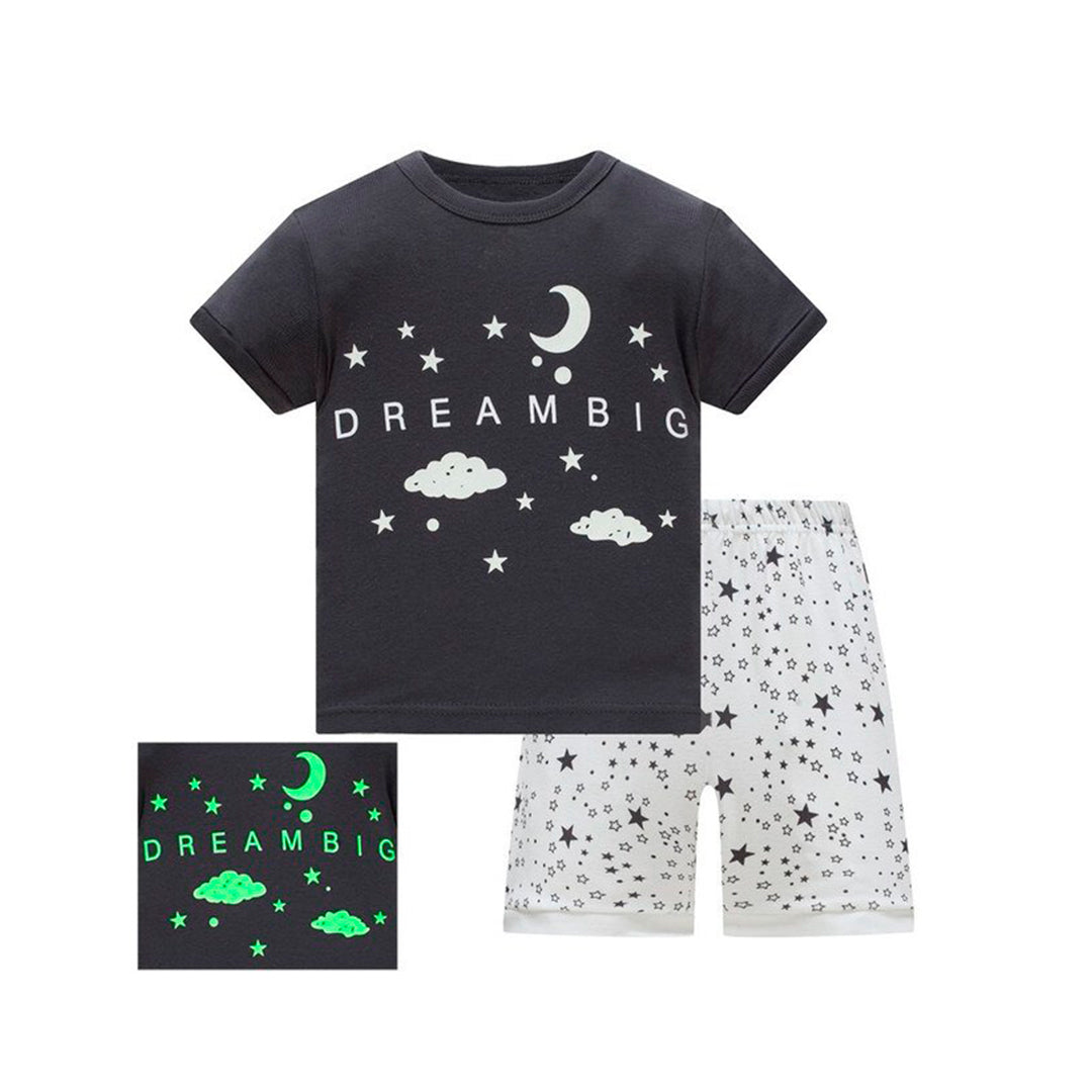 Conjunto de pijama Dream Big que brilla en la oscuridad